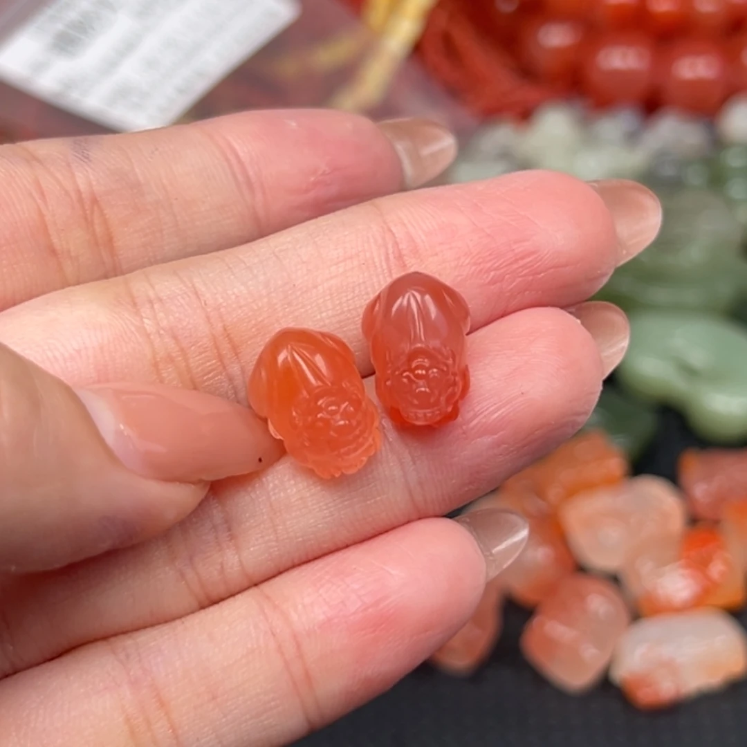 南红玛瑙未镶嵌吊坠(不含链)