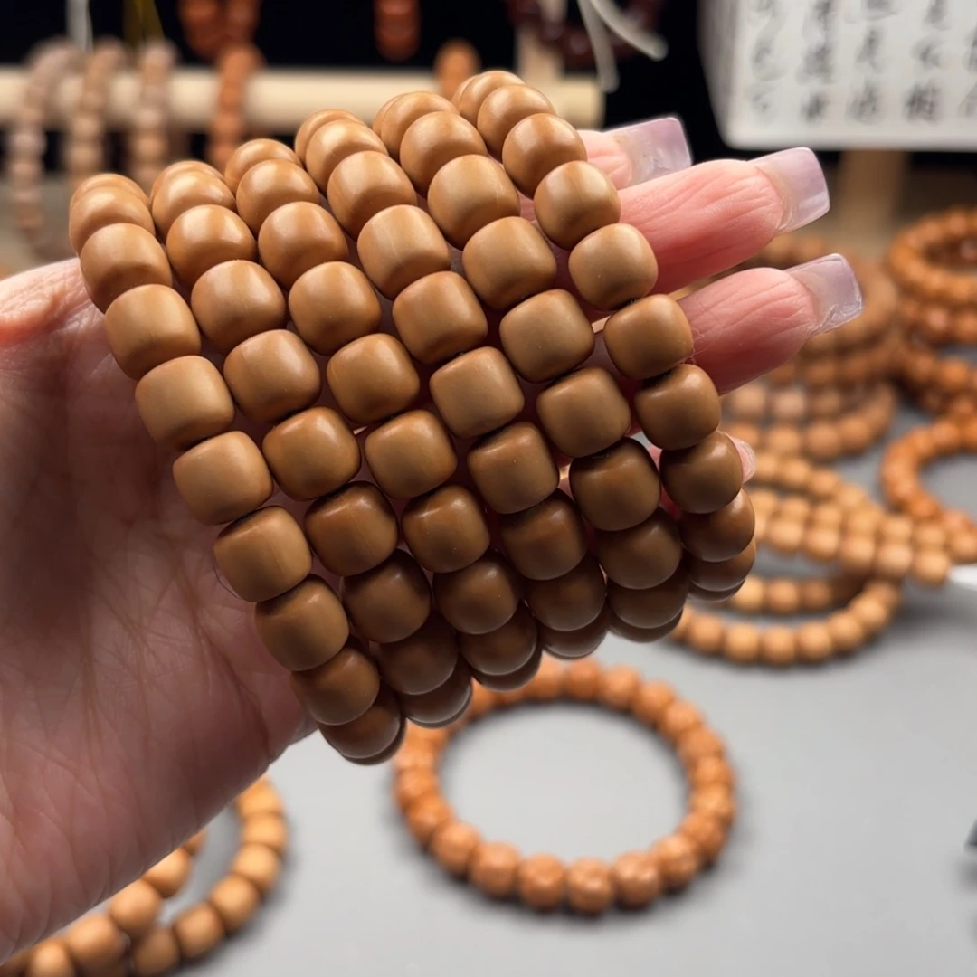 猴头核桃手串无暇走色道珠老型9+