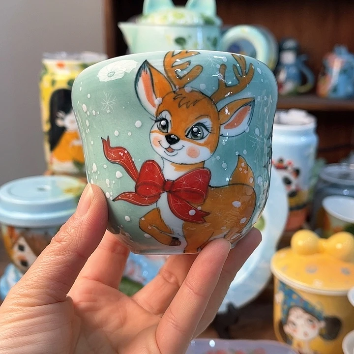 陶景德镇釉下手绘陶瓷