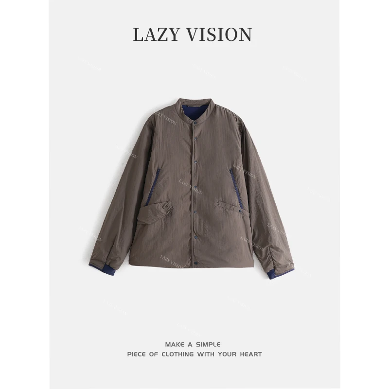 LAZYVISION短款进口可机洗棉服外套ZMD-31905