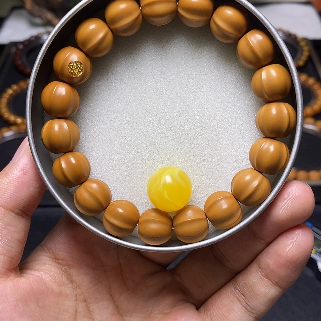 手串猴头核桃金标龙岩四花鲨鱼尺寸13左右全品5号