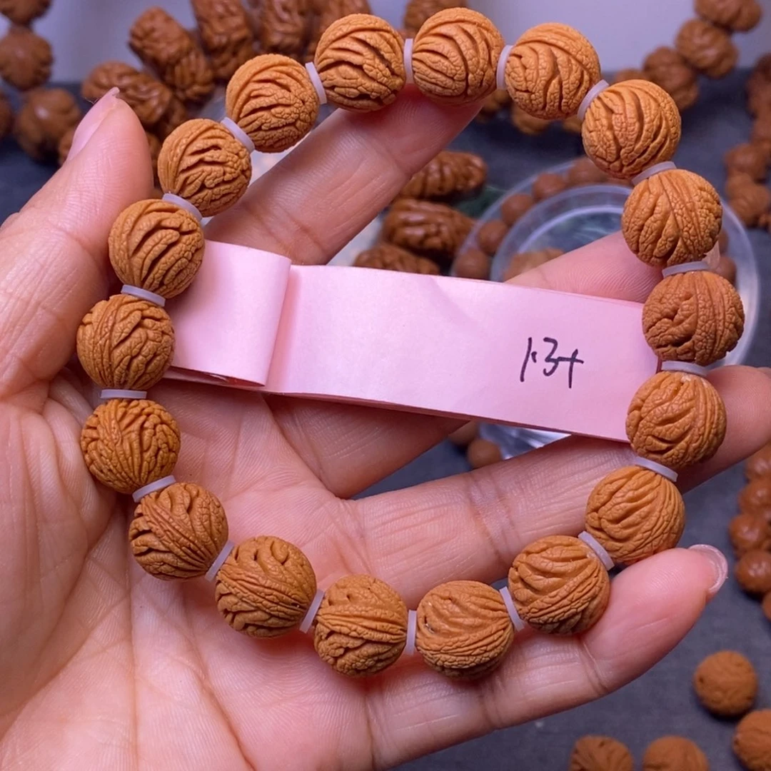 秦岭龙纹桃核18颗