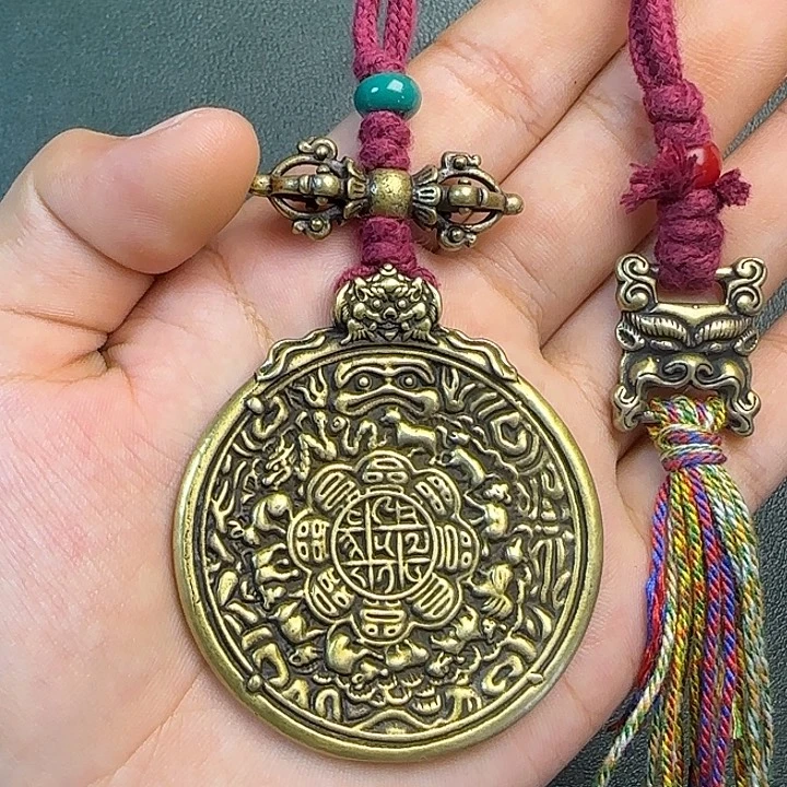 刘***爸铜铁合金类藏传工艺品九宫八卦