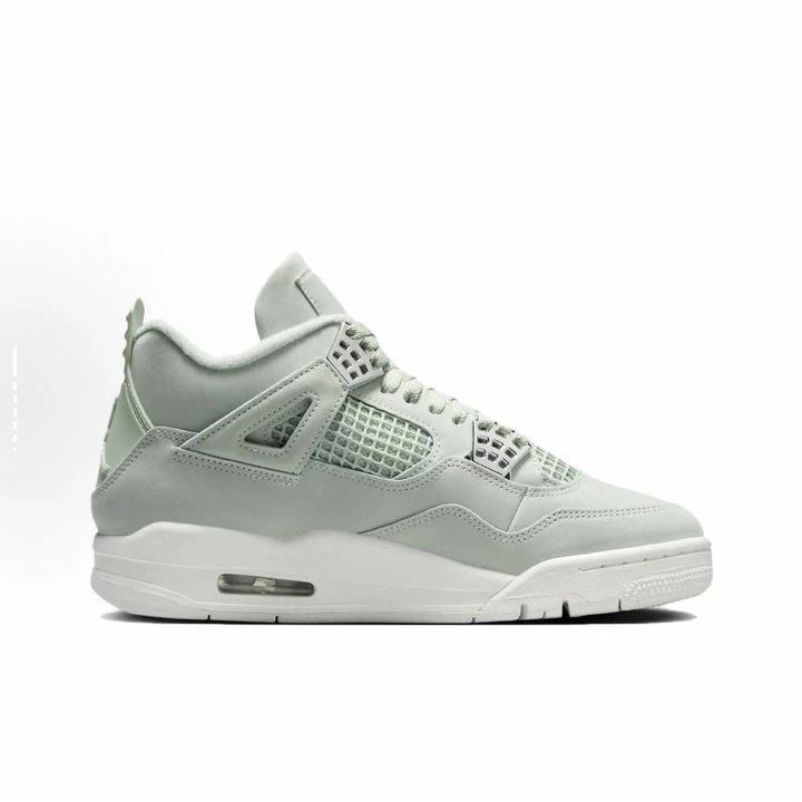 NIKE/耐克[壹方城]AJ4 “Seafoam” 复古篮球鞋女款 绿米HV0823-003