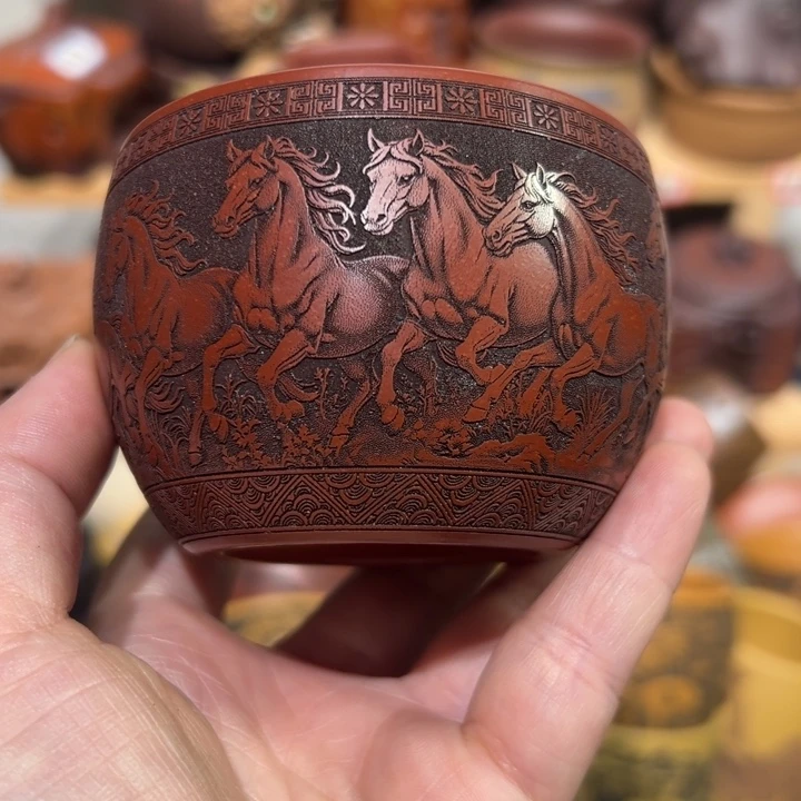 茶杯紫砂宜兴紫砂主人杯