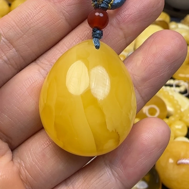 蜜蜡未镶嵌颈饰天然蜜蜡