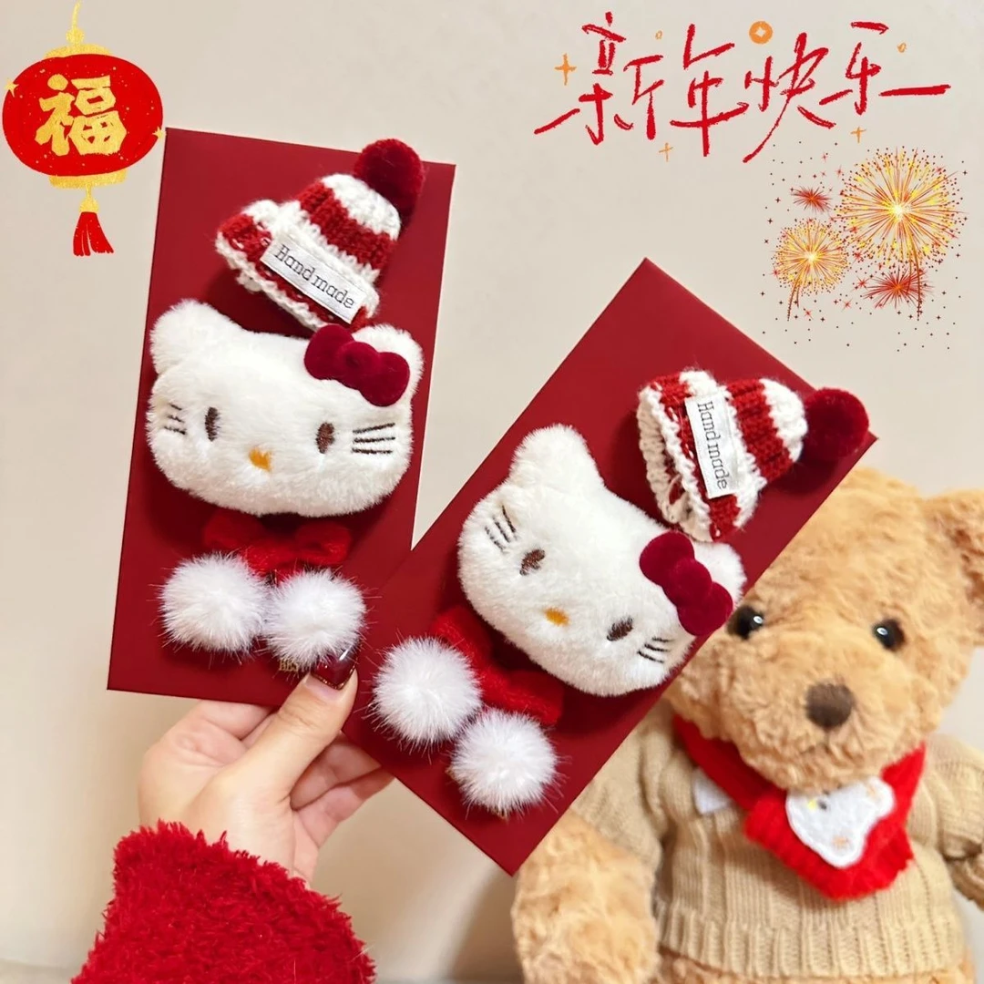 原创新年红包3d立体KT蝴蝶结凯蒂猫玩偶公仔过年压岁包利是封礼物