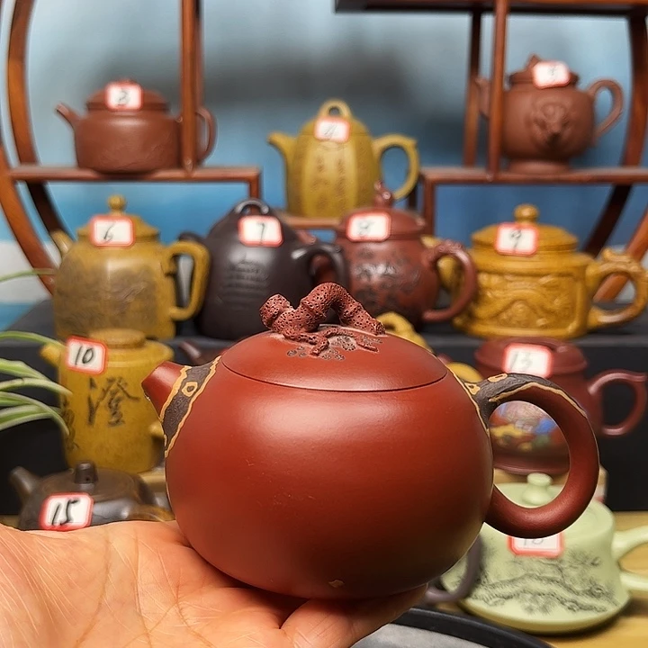 茶壶紫砂微瑕不带证书礼盒220cc