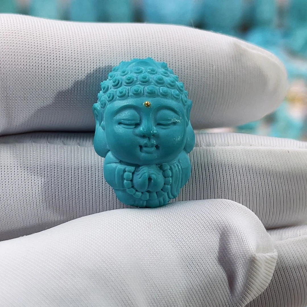 绿松石珠宝奇石未镶嵌