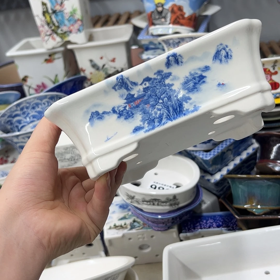 紫砂花盆173号瑕疵18/15/6cm
