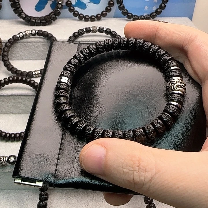 【闪购商品】手串椰蒂85耶噶吞金兽黑金