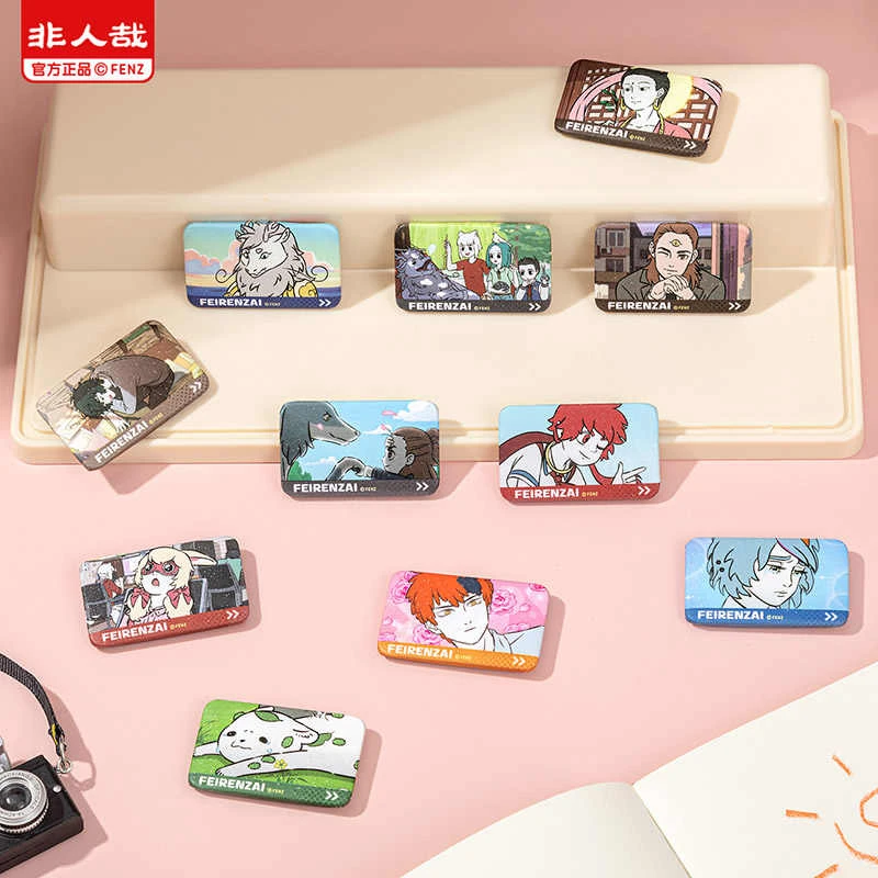 非人哉回忆定格系列马口铁徽章动漫周边糖果膜吧唧盲盒胸针分子