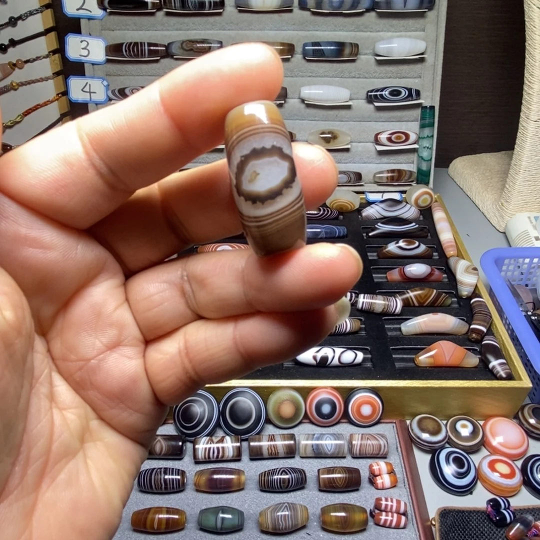 玛瑙/玉髓合金珠宝半成品