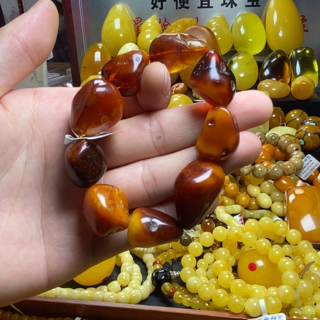琥珀未镶嵌裸石蜜蜡