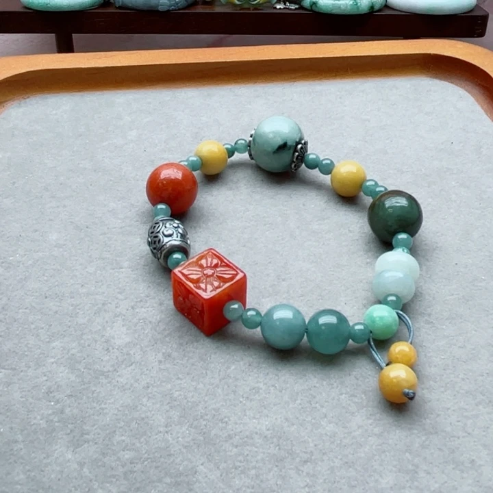 翡翠未镶嵌手链手链