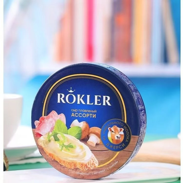 俄罗斯进口小三角罗克勒奶酪独立包装即食130g/盒