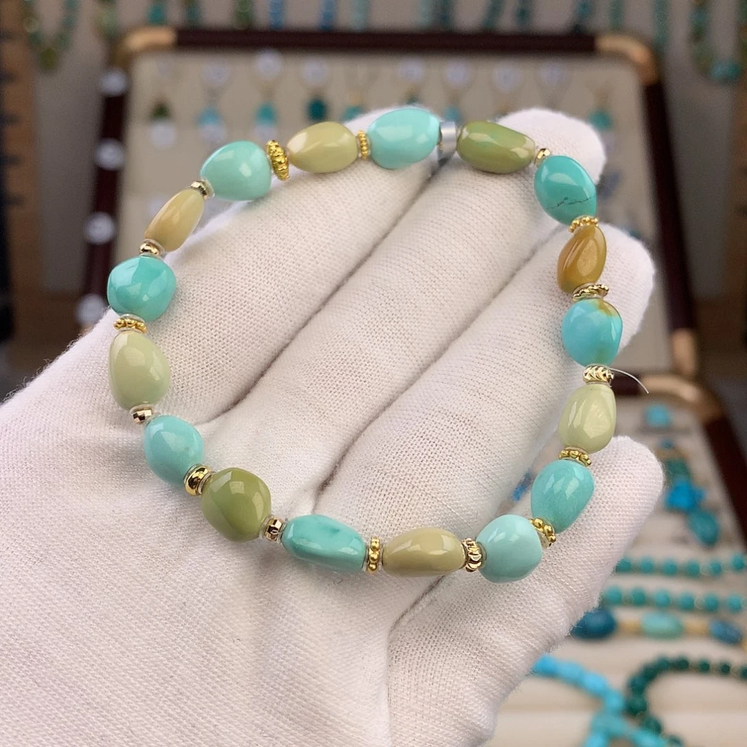 绿松石未镶嵌手链