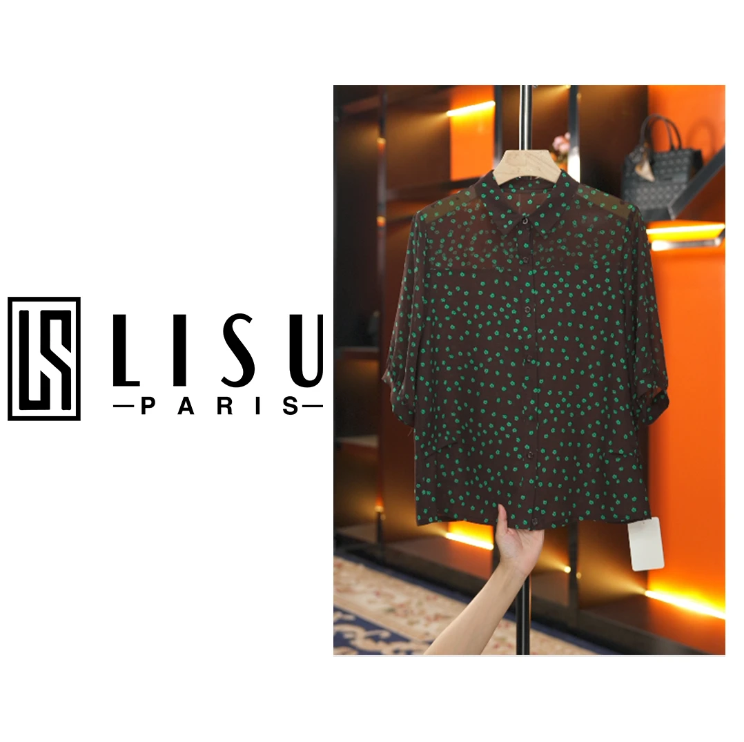 臻品清货！巨好～轻奢气质减龄显瘦洋气小衫50120