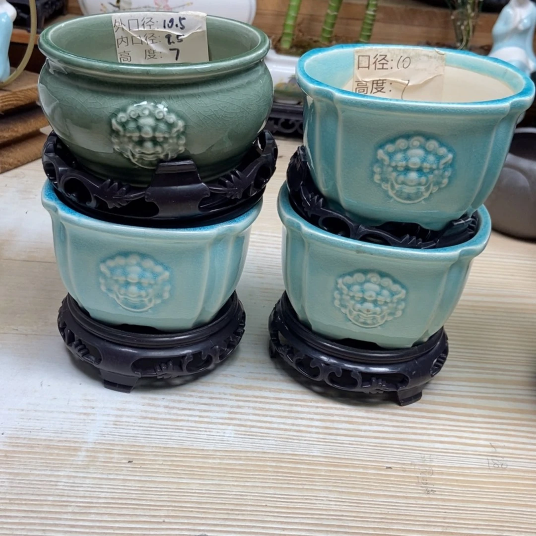 瓷片陶瓷花盆陶瓷艺术