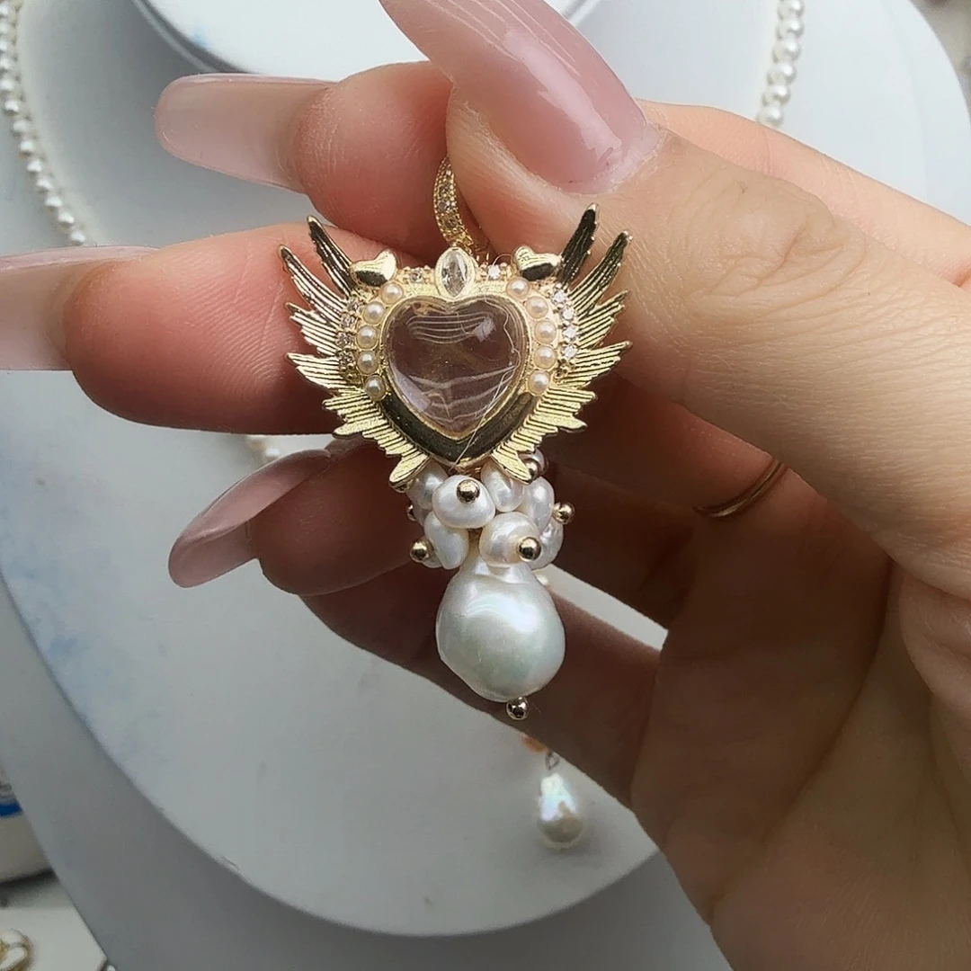 未镶嵌颈饰淡水珍珠