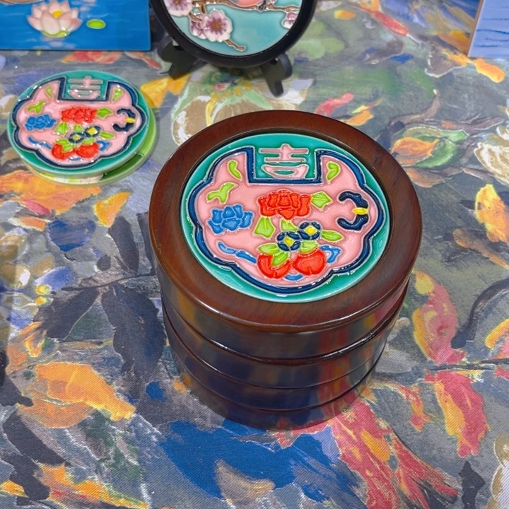 一体款瓷板画艺术作品