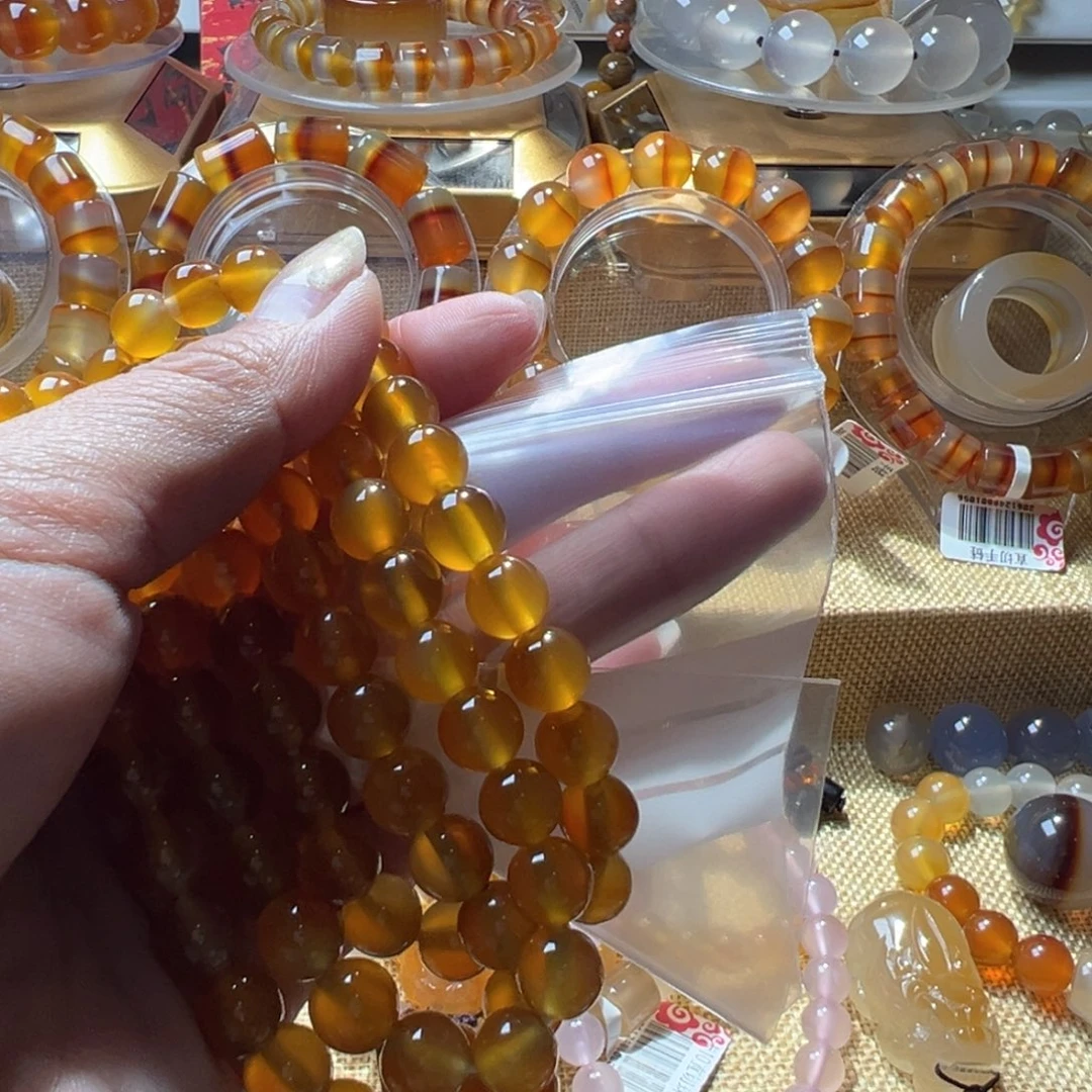 老***鼠玛瑙/玉髓合金颈饰5