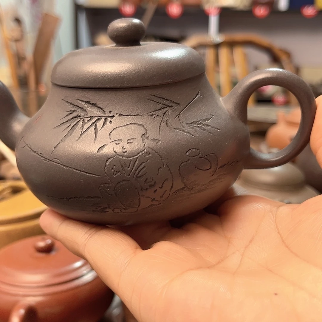 茶壶紫砂全手工制作