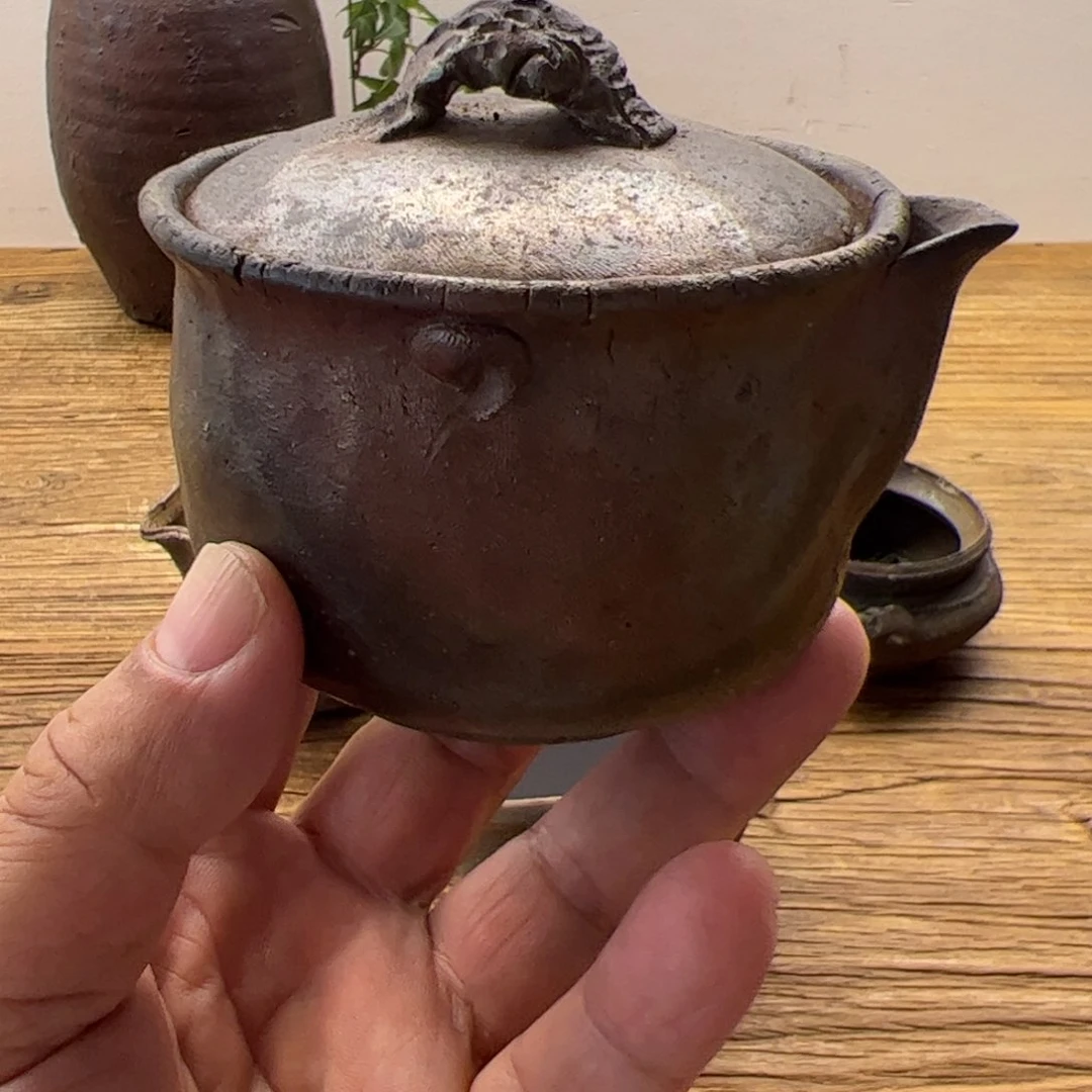 木村春芳微瑕备前烧宝瓶