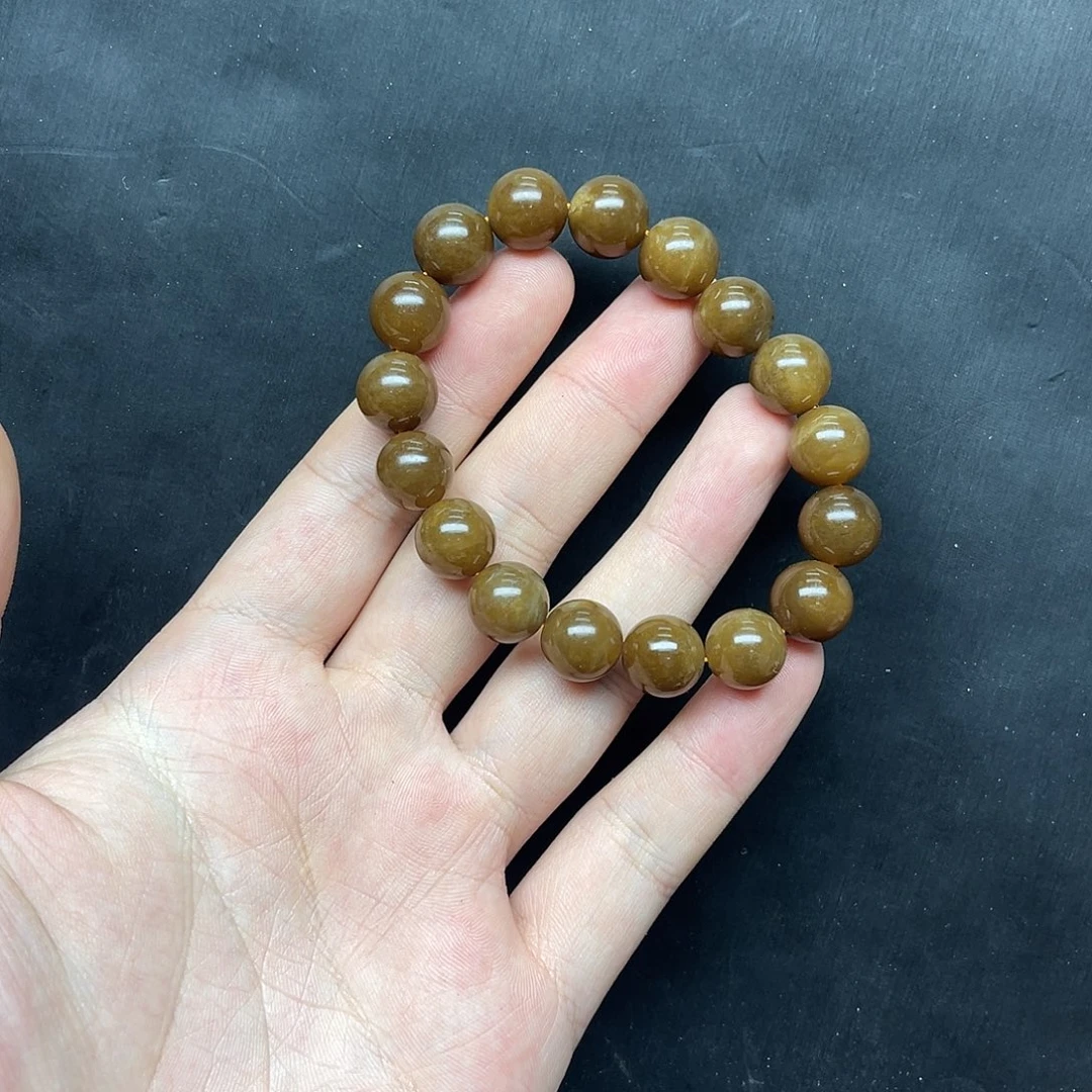 未镶嵌手镯和田玉新疆且末糖手串12