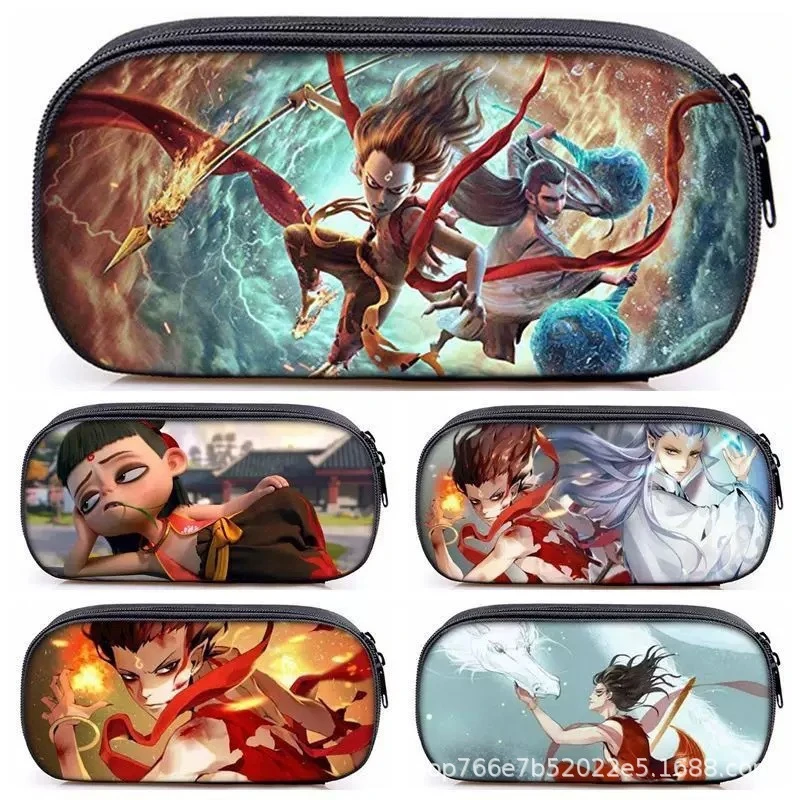 哪吒之魔童闹海笔袋小学生儿童文具盒男女铅笔盒文具收纳袋大容量