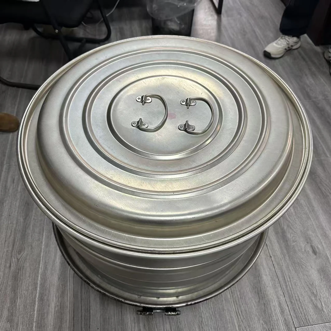 库存正品行军铝合金蒸屉蒸笼6层户外携带方便多人实用