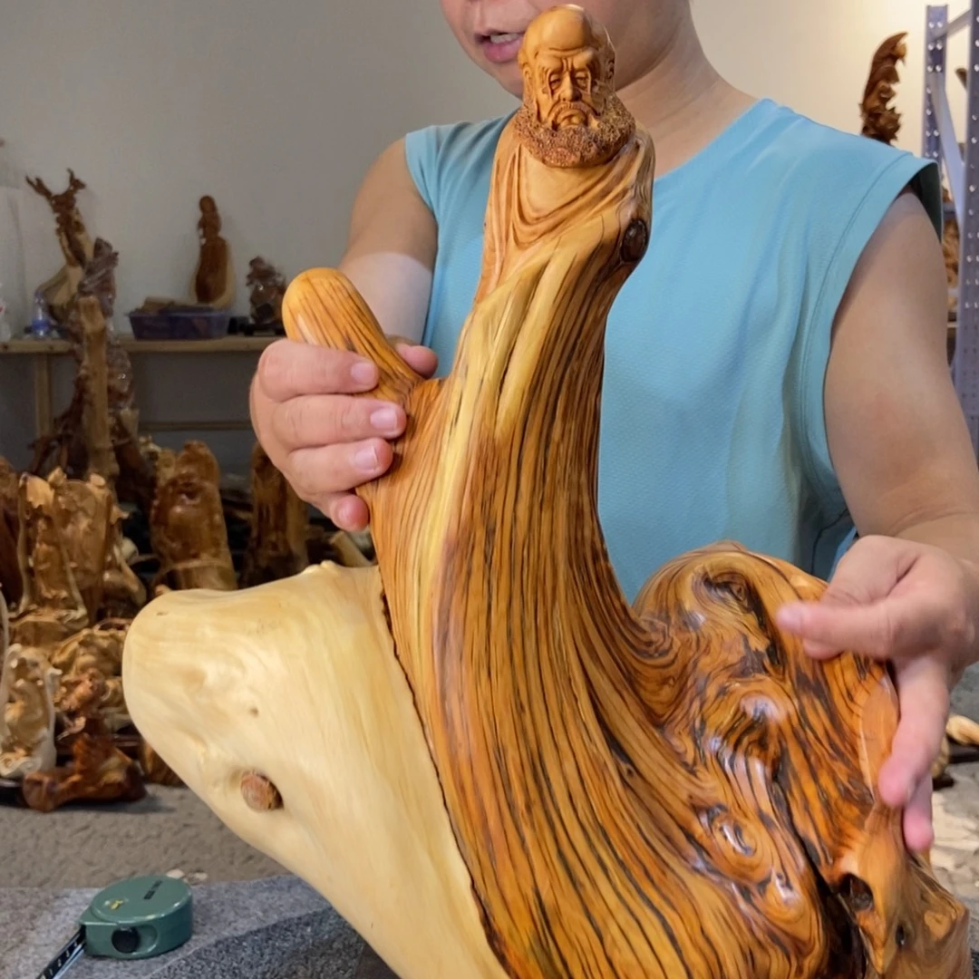 柏木（崖柏）太行崖柏根雕摆件