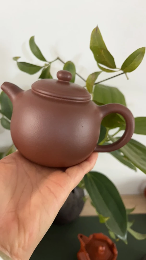 黄龙山原矿半手工制作工艺紫纱砂壶