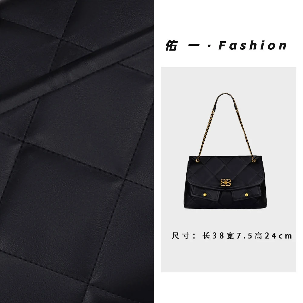 【工厂直销】GQ-9049-黑色轻奢时尚百搭气质女包