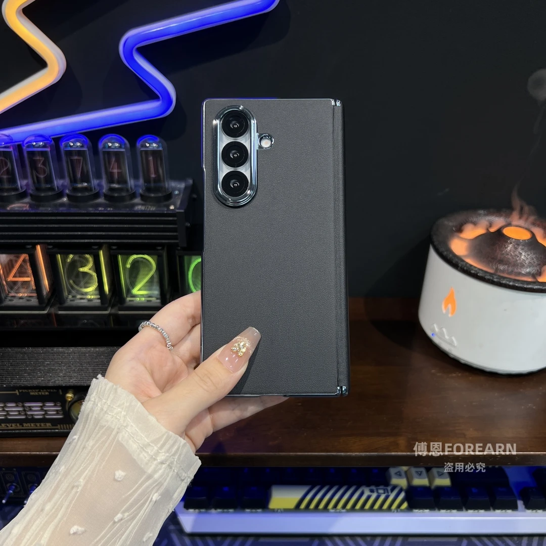 适用于三星zfold7手机壳折叠屏fold7保护套超薄中轴后壳全包防摔