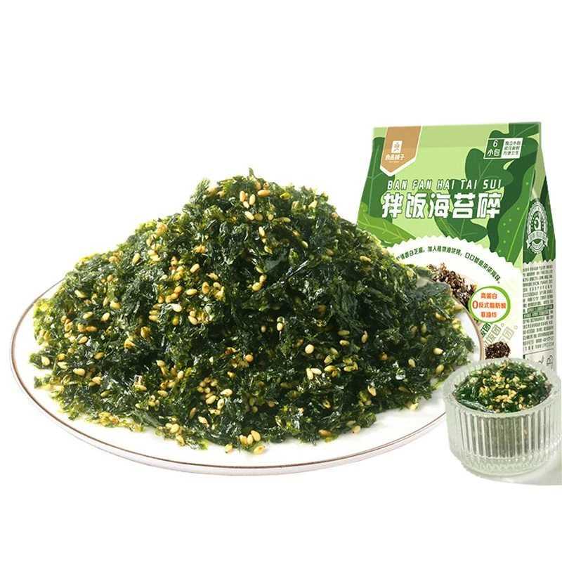 良品铺子拌饭海苔碎即食海苔饭团寿司材料