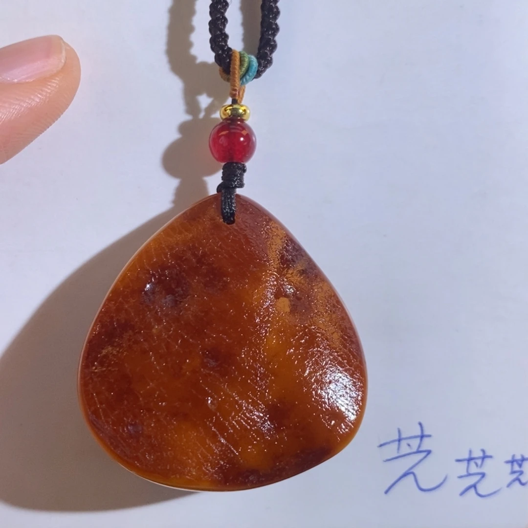 定制蜜蜡未镶嵌蜜蜡吊坠