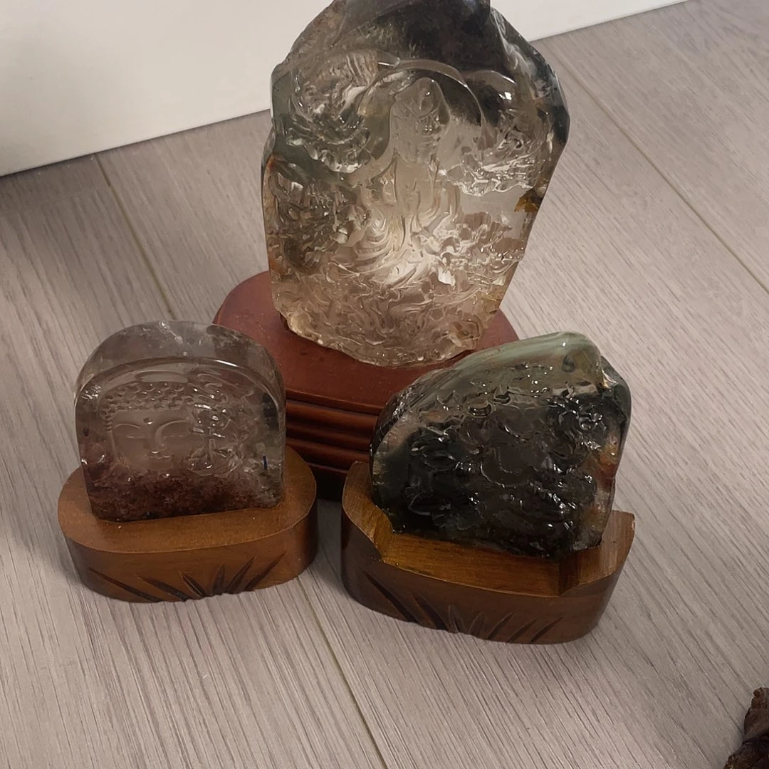 荷***清未镶嵌珠宝半成品水晶