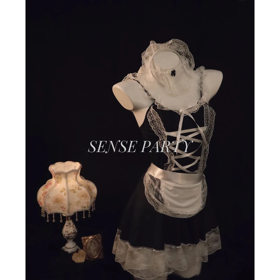 【女卜物语】性感内衣女仆装制服清纯套装睡衣纯欲情侣约会战袍