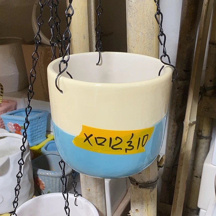 摆件陶盆有孔 微瑕介意勿拍