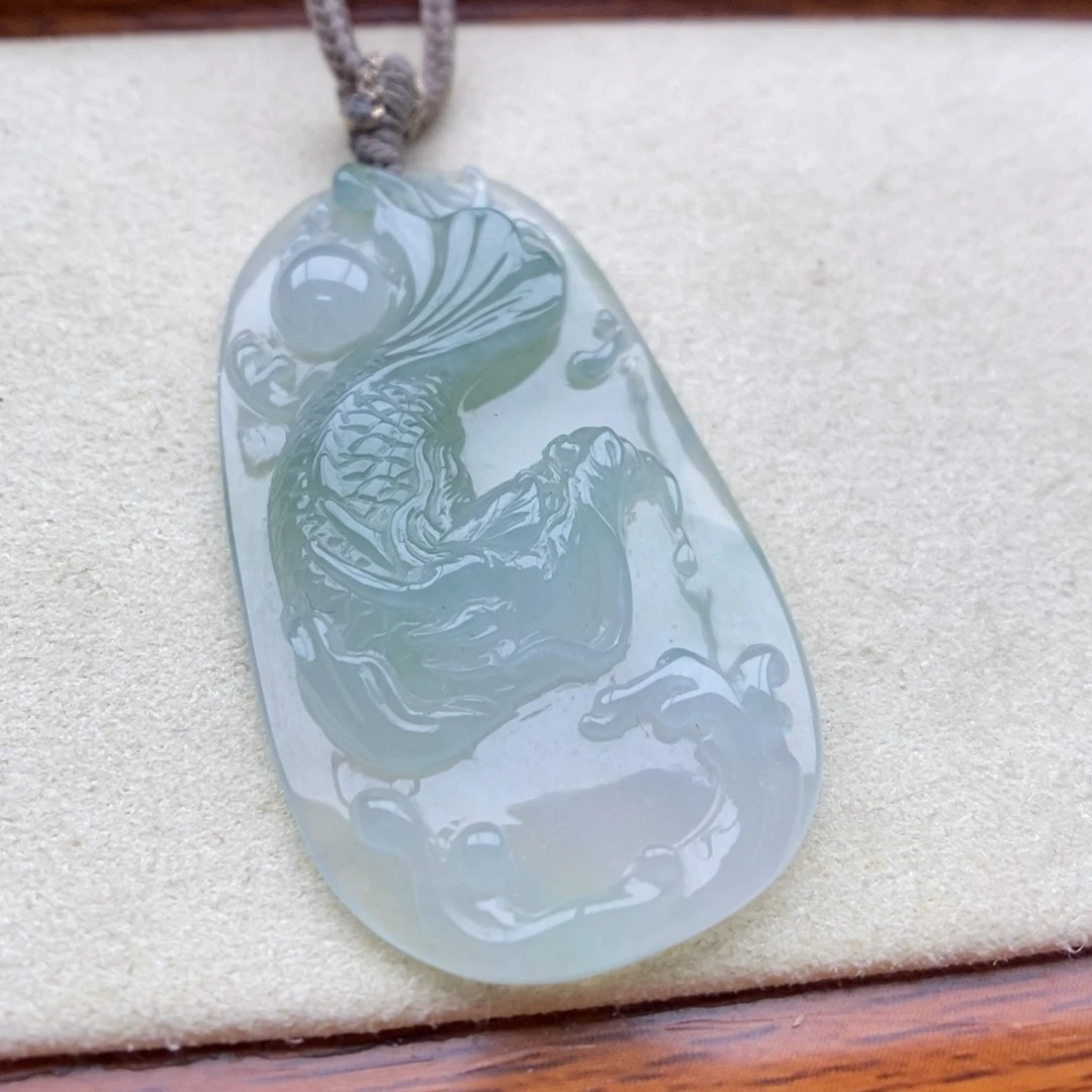 翡翠未镶嵌颈饰吊坠29