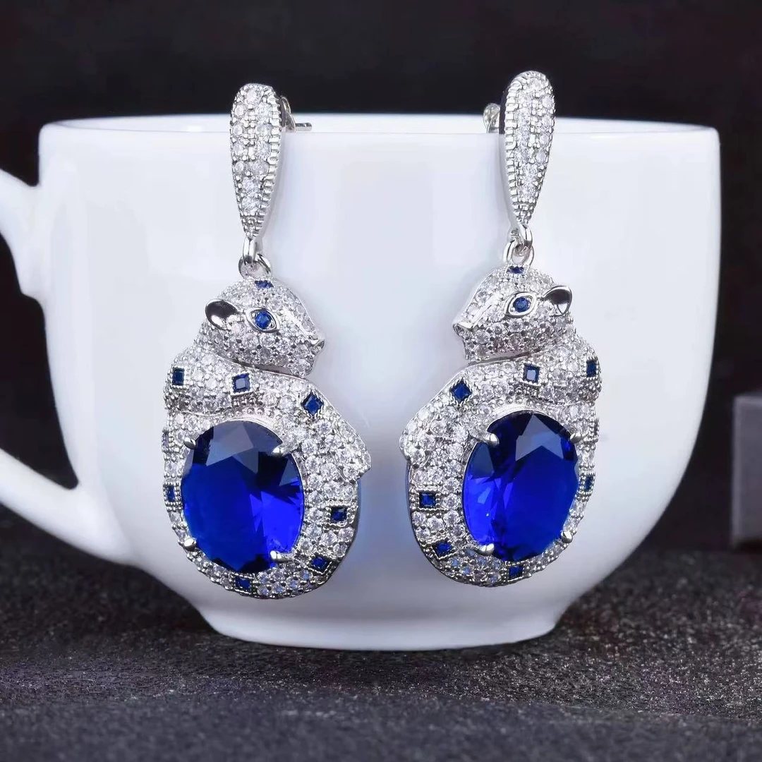 铜合金耳饰 时尚气质百搭贵气精致轻奢奢华金属耳环7667-1