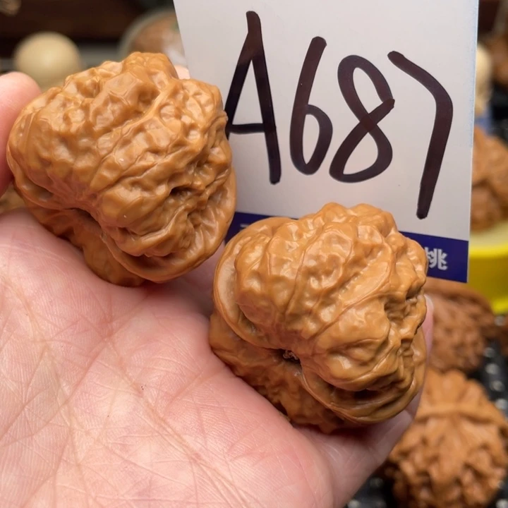 桃核把件蛤蟆头37