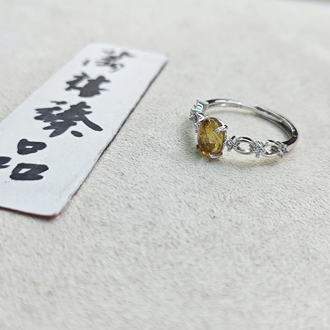 925银戒指 黄水银戒指E363 zh