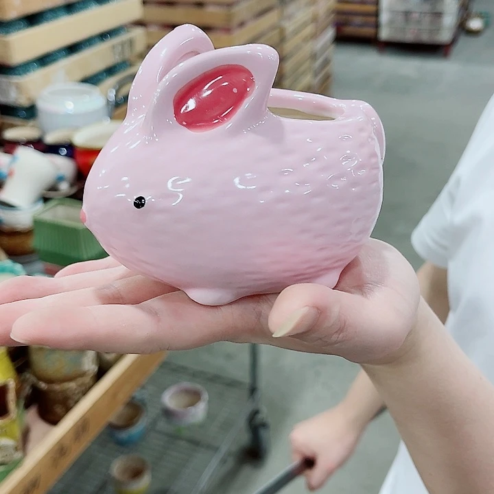 有孔，凑10元包邮陶瓷花盆发货！