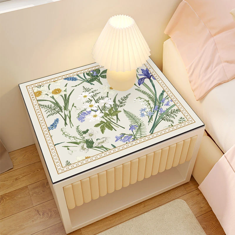 轻奢简约床头柜垫卧室桌面垫洗衣机微波炉硅藻泥吸水耐脏垫子餐DT