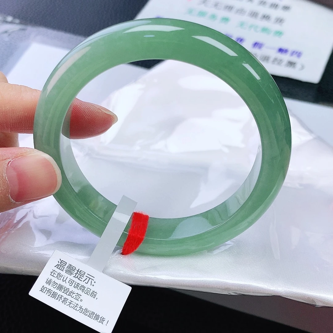 未镶嵌手镯翡翠55圈