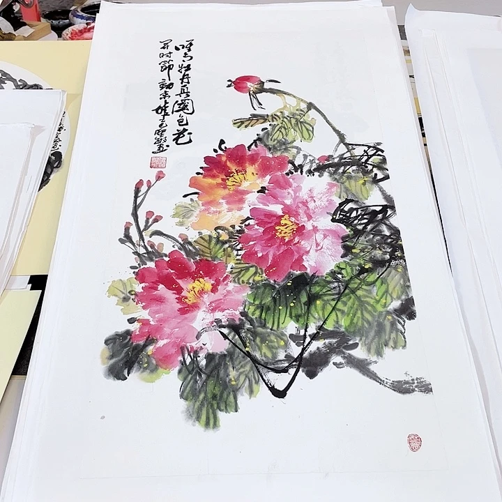 国画张圣敏先生纯手绘作品