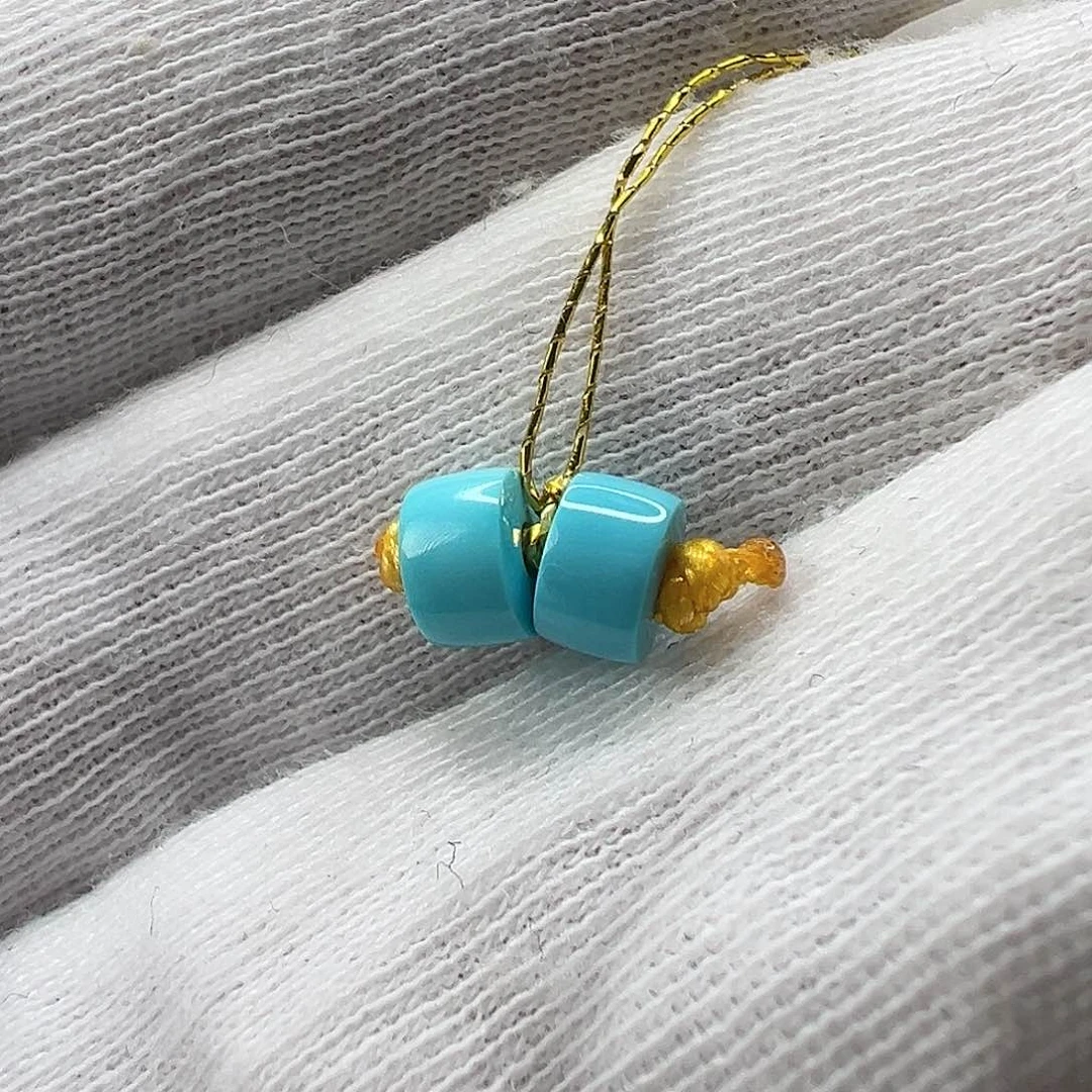 绿松石配饰未镶嵌淘*