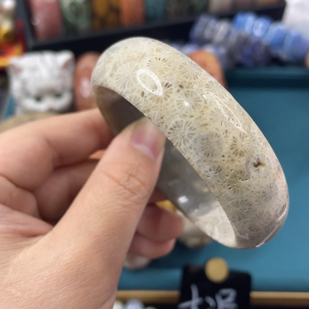 未镶嵌手镯硅化玉
